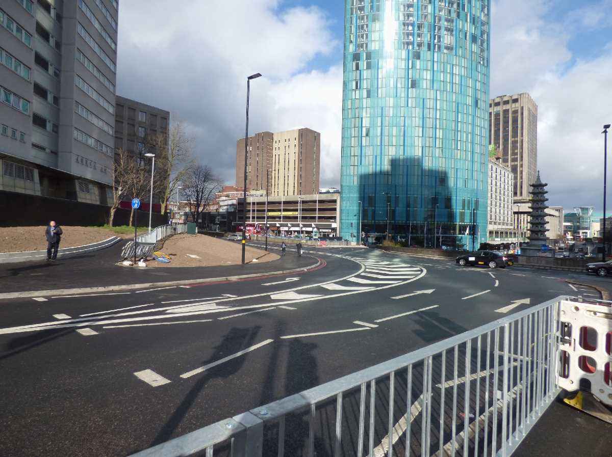 Holloway Circus roadworks